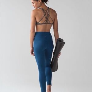 Lululemon Align 25” High Rise Leggings Size 2 Poseidon Blue Nulu